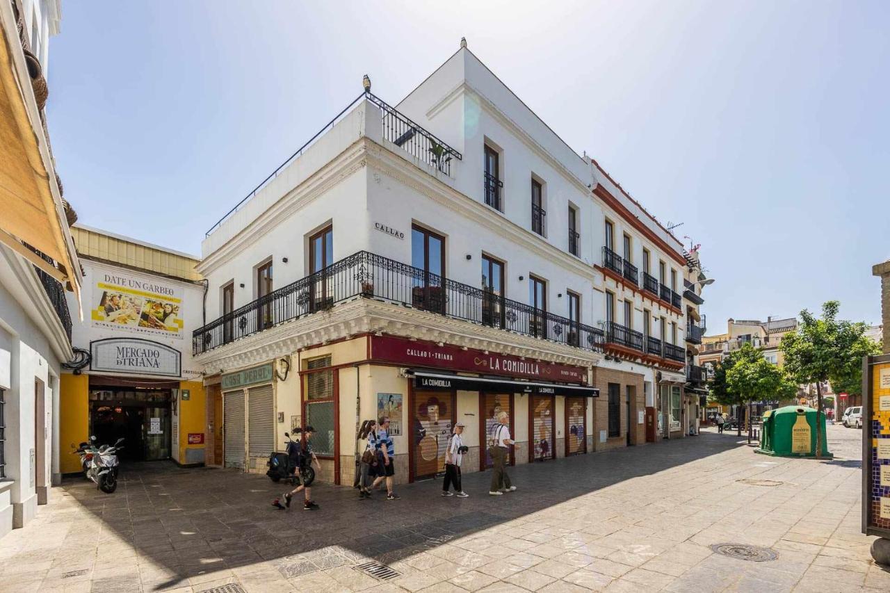 Comfy Away - Apartamento Exclusivo Mercado De Triana Con Balcon Севилья Экстерьер фото
